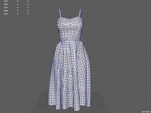 prom dress 3D Model