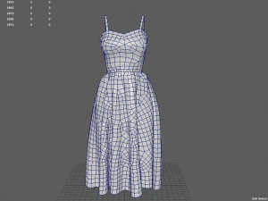 prom dress 3D Model