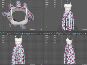 prom dress 3D Model