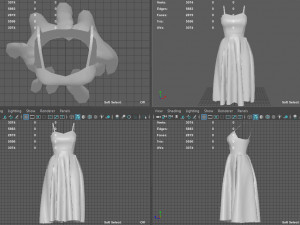 prom dress 3D Model