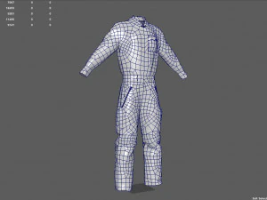 high vis safety workwear 3D Model