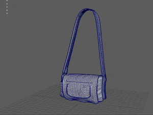 sac &agrave; main Modèle 3D