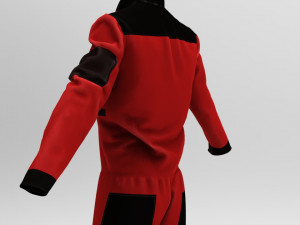 ski overalls Model 3D