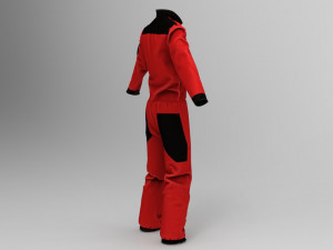 ski overalls Model 3D