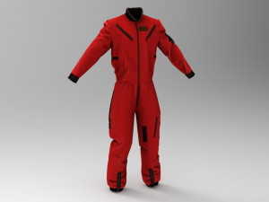 ski overalls Model 3D