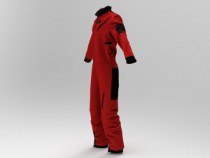 ski overalls Model 3D