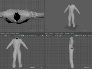 kayak tulumları 3D Model