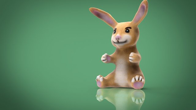 rabbit toy Modelo 3D .c4d .max .obj .3ds .fbx .stl .blend 