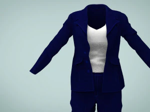 Woman suit 3D Model
