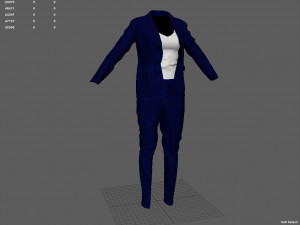 Woman suit Modello 3D