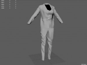 Woman suit 3D Model
