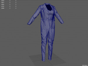 Woman suit Modello 3D