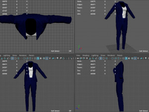 Woman suit Modello 3D