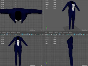 Woman suit 3D Model