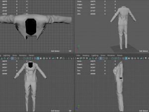 Woman suit Modello 3D