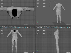 Woman suit 3D Model