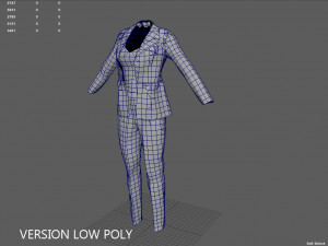 Woman suit Modello 3D