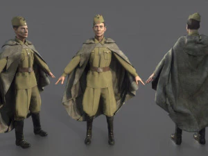 soldado ruso Modelo 3D