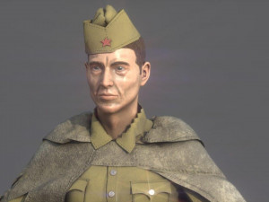 russian soldier 3D 模型