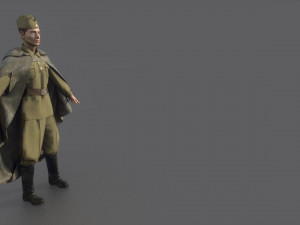 russian soldier 3D 模型