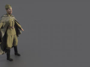 soldato russo Modello 3D