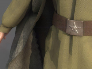 russian soldier 3D 模型