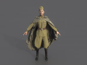 soldato russo Modello 3D