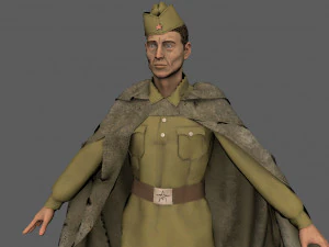 soldato russo Modello 3D
