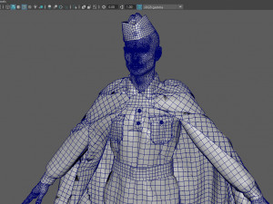 russian soldier 3D 模型