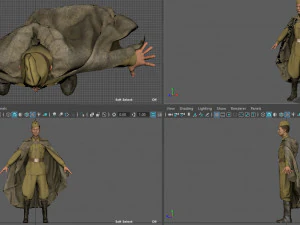 soldato russo Modello 3D