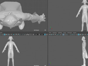 french character 3D Модель