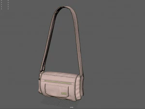 handbag leather 3D Model