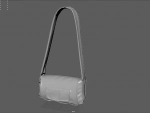 handbag leather 3D Model