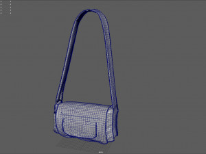 handbag leather 3Dモデル