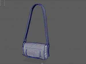 handbag leather 3D Model