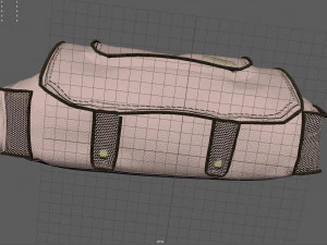 handbag leather 3D Model