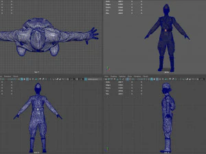 sniper woman 3D Model