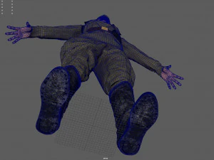 sniper woman 3D Model