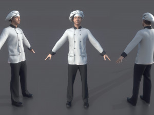chef Modelo 3D