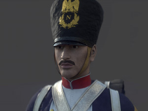 soldier french Model 3D