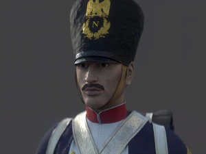 फ़्रेंच सैनिक 3D मॉडल