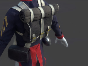 soldier french Model 3D