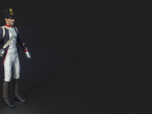 soldier french Model 3D