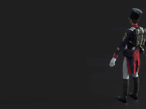 फ़्रेंच सैनिक 3D मॉडल