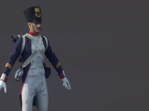 soldier french Model 3D