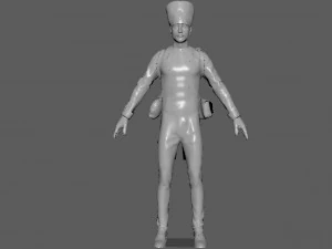 फ़्रेंच सैनिक 3D मॉडल
