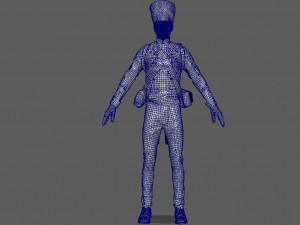 soldier french Model 3D