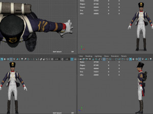 soldier french Model 3D