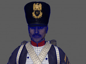 soldier french Model 3D