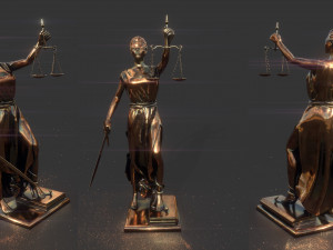 lady justice 3D Model